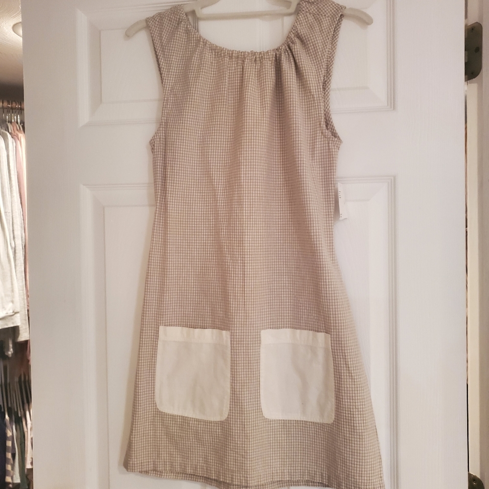 NWT UO Urban Outfitters gingham print mini dress size XS